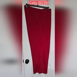 Cato Vibrant Red Women's Trousers